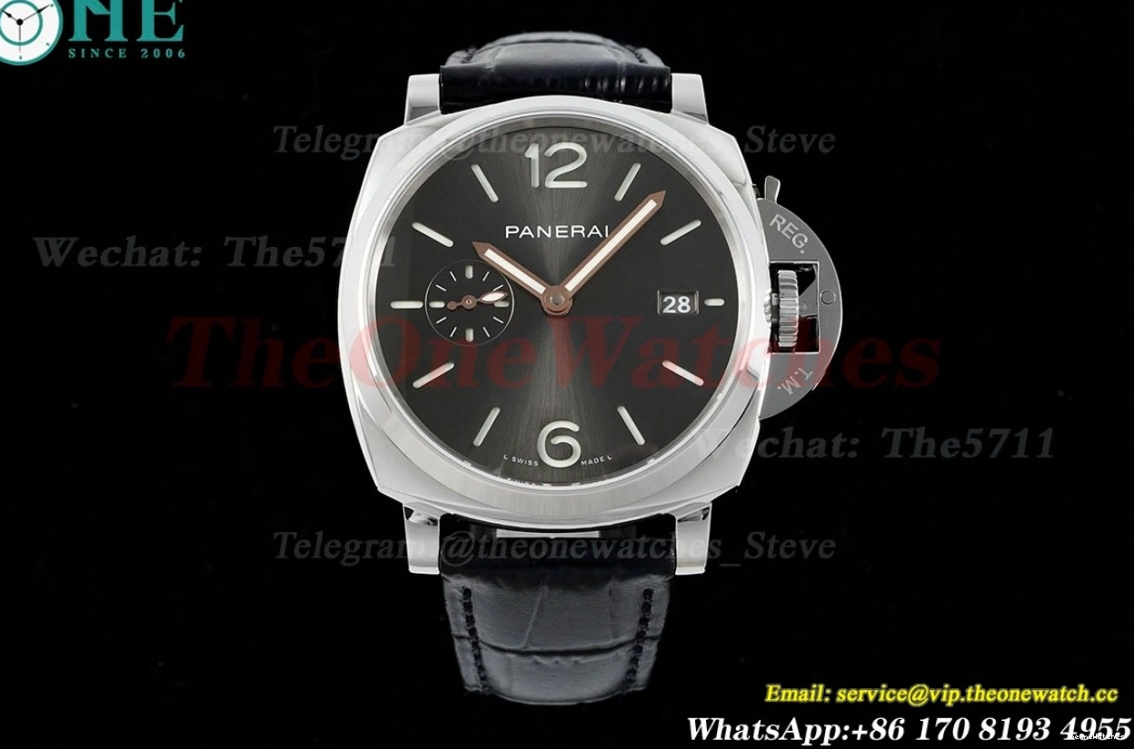 Grey VSF Luminor 42mm PAM1250 LE Dial Due SS P900 0115